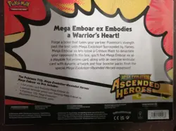 Pokemon TCG: Mega Evolution—Ascended Heroes Mega Emboar ex Box New Sealed - Image 2