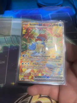 Pokemon Keldeo EX 2025 White Flare SIR Card 167/086 SV NM - Image 4