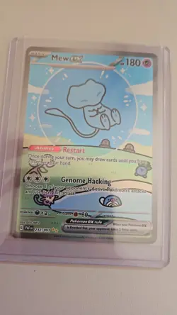 Pokemon Mew EX TCG Paldean Fates SIR - Image 1