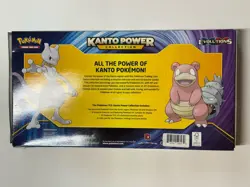 Pokemon TCG Kanto Power Collection Box Sealed, XY Evolutions Mewtwo Slowbro Qty1 - Image 2