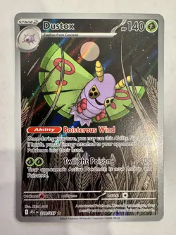 Pokemon TCG Dustox Ascended Heroes 220/217 Illustration Rare (IR) Near Mint (NM) - Image 1