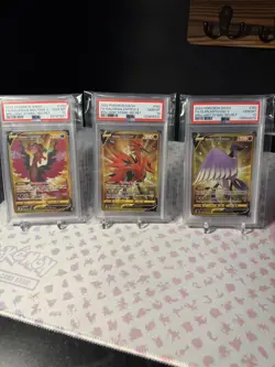 2022 Pokemon Brilliant Stars Galarian Moltres Zapdos Articuno 181/182/183 PSA 10 - Image 1