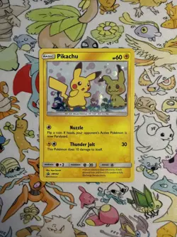 2019 Pokemon SM Black Star Promos Pikachu #SM162 LP-NM - Image 1