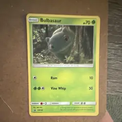 Pokemon TCG Bulbasaur SM198 Holo In-Store Event Promo English Basic 70 HP - Image 1