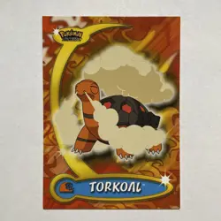 Torkoal #78 Pokemon 2004 Topps Advanced Challenge - Image 1