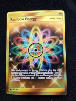Pokemon Rainbow Energy (Secret) Secret Rare SM - Celestial Storm 183/168 NM - Image 1