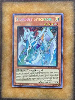 Yugioh Stardust Synchron DAMA-EN002 Secret Rare 1st Ed NM - Image 1