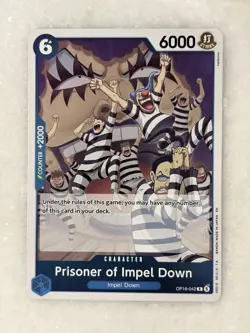 Prisoner of Impel Down OP16-042 R The Time of Battle Foil English One Piece - Image 1