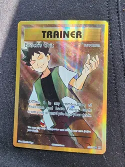 Pokemon Card Brock's Grit (Full Art) LP XY - Evolutions Ultra Rare 107/108 - Image 1