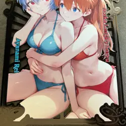 Goddess Story Gold METAL Card - Random Serial Number #/100! Rei Asuka Bikini - Image 3