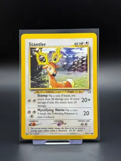 Stantler 76/111 Neo Genesis LP Pokemon Card TCG Vintage WOTC - Image 1