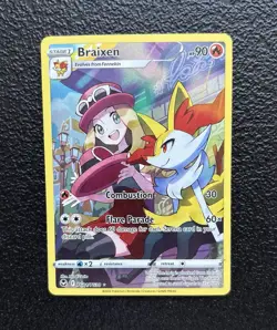 Pokemon TCG - Braixen TG01/TG30 - Trainer Gallery Holo Rare - Silver Tempest - Image 1