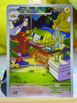 Cartes Pokemon francaise Chrysapile 169/162 - Image 1