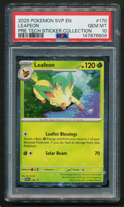 Leafeon SVP 170 Black Star Promo Holo Pokemon Prismatic Evolutions PSA 10 GEM - Image 1