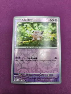 Pokemon TCG Clefairy 081/197 SV03: Obsidian Flames Reverse Holo - Image 1