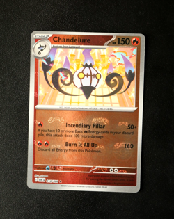 Pokemon Card - Chandelure 018/086 White Flare English Master Ball Reverse - NM ⭐ - Image 1