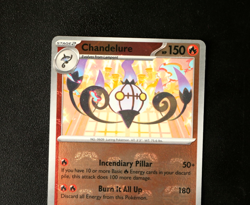 Pokemon Card - Chandelure 018/086 White Flare English Master Ball Reverse - NM ⭐ - Image 3
