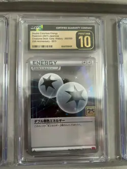 Pokemon Creature Corporate History Deck Double Colorless Energy CGC 10 - Image 1