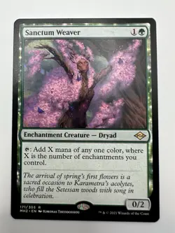 MTG TCG Sanctum Weaver Modern Horizons 2 Regular - Image 1