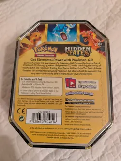 Pokemon Hidden Fates GX Tins Charizard, Gyarados, Raichu Set of 3, Sealed - Image 4