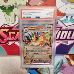 PSA 10 Flareon ex 014/131 Holo - Prismatic Evolutions - Pokemon TCG - SHIPS FAST - Image 1