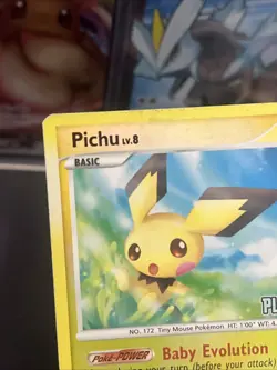 Pokemon 2008 Platinum Burger King Pichu Reverse Holo #45/100 Lightly Played - Image 3