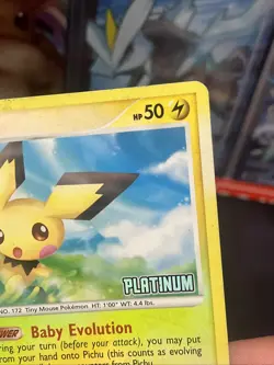 Pokemon 2008 Platinum Burger King Pichu Reverse Holo #45/100 Lightly Played - Image 4