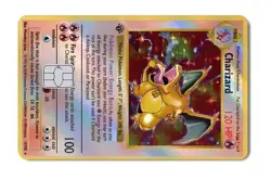 Charizard 1st Edition Credit Card Skin Decal Pokemon - Image 1