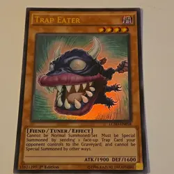Yugioh Trap Eater LC5D-EN058 Ultra Rare 1st Ed - Image 2