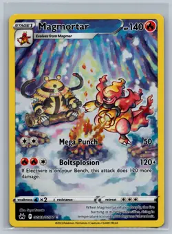Magmortar GG03/GG70 Holo Crown Zenith Galarian Gallery Pokemon Card NM - Image 1