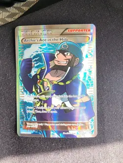 Archie's Ace in the Hole 157/160 XY Primal Clash Pokemon Card MP - Image 1