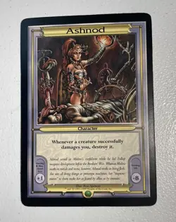 MTG Magic: The Gathering Ashnod Vanguard Oversized Card - Image 1