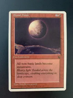 MTG | 1x Blood Moon | Chronicles | Damaged | Magic The Gathering | *Kult - Image 1