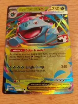 Mega Venusaur ex (Stamped) - 003/132 (Prize Pack Series Cards) - Near Mint NM - Image 1