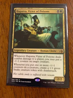 Hapatra, Vizier of Poisons - Amonkhet - MTG Magic Card - NM - Image 1