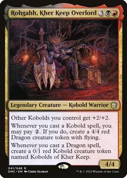 1x Rohgahh, Kher Keep Overlord NM Eng MTG - Dominaria United Commander - Image 1