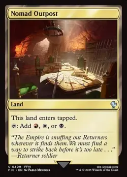 1x Nomad Outpost NM Eng MTG - Commander Final Fantasy - Image 1