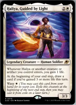 Haliya, Guided by Light 19 Rare Edge of Eternities Magic: The Gathering NM - Image 1