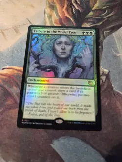 MTG Tribute To The World Tree (0211 *Foil* March Machine MT/NM Free Ship - Image 2