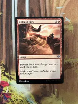 Unleash Fury [Starter Commander Decks] Near Mint MTG - Image 1