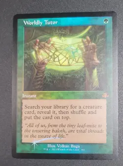 Worldly Tutor (Retro Frame) Dominaria Remastered Foil - Image 2