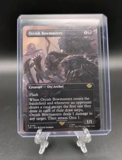 Orcish Bowmasters Borderless From MTG And Universes Beyond Lord of the Rings CCG - Image 1