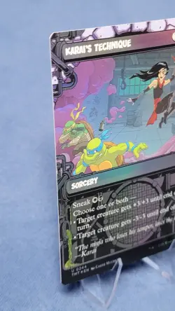 Karais Technique Showcase 244 Teenage Mutant Ninja Turtles Foil Showcase U NM - Image 3