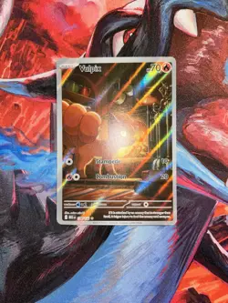 Pokemon Vulpix 138/132 Mega Evolution Base Illustration Rare Holo Near Mint - Image 1