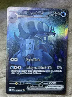 Pokemon TCG Golisopod ex 246/182 SV04 Paradox Rift SIR Full Art Holo EN 270HP - Image 3