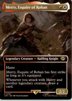 Merry, Esquire of Rohan (Borderless) R Universes Beyond: The Lord of the Rings: - Image 1