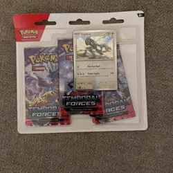 Pokemon TCG Scarlet & Violet Temporal Forces 3 Blister Pack Cyclizar NEW/SEALED - Image 1