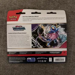 Pokemon TCG Scarlet & Violet Temporal Forces 3 Blister Pack Cyclizar NEW/SEALED - Image 2