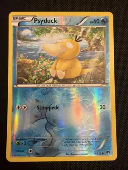 Psyduck 16/122 Common BREAKpoint Pokemon Reverse Holo - Image 1