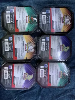 Case of 6 Pokemon - Triple Whammy Collector Tin -Factory Sealed tin READ BELOW! - Image 2